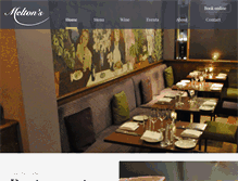 Tablet Screenshot of meltonsrestaurant.co.uk